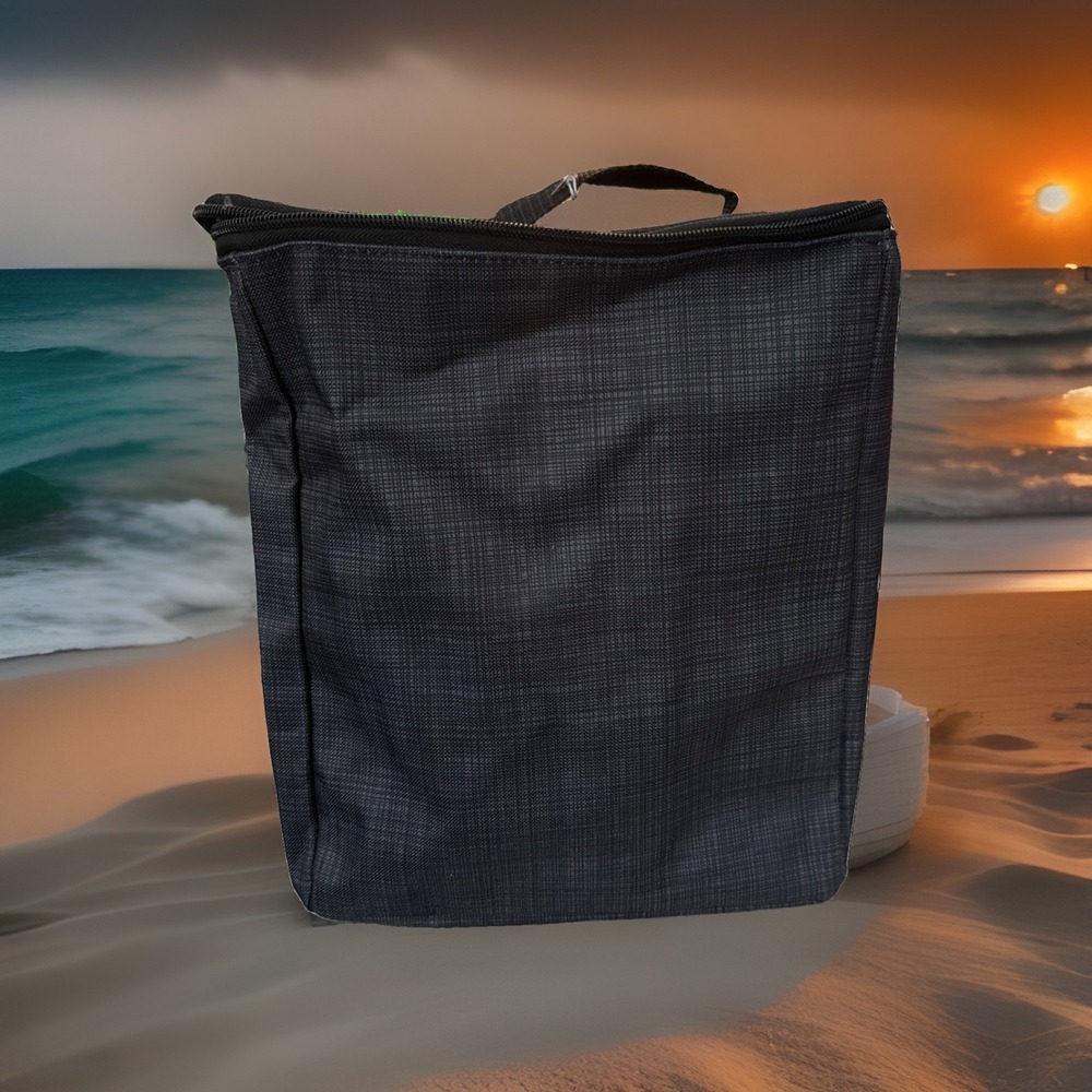 Thirty-One Signature Collection Tall Cooler Insulated Crosshatch Pattern Bag 41